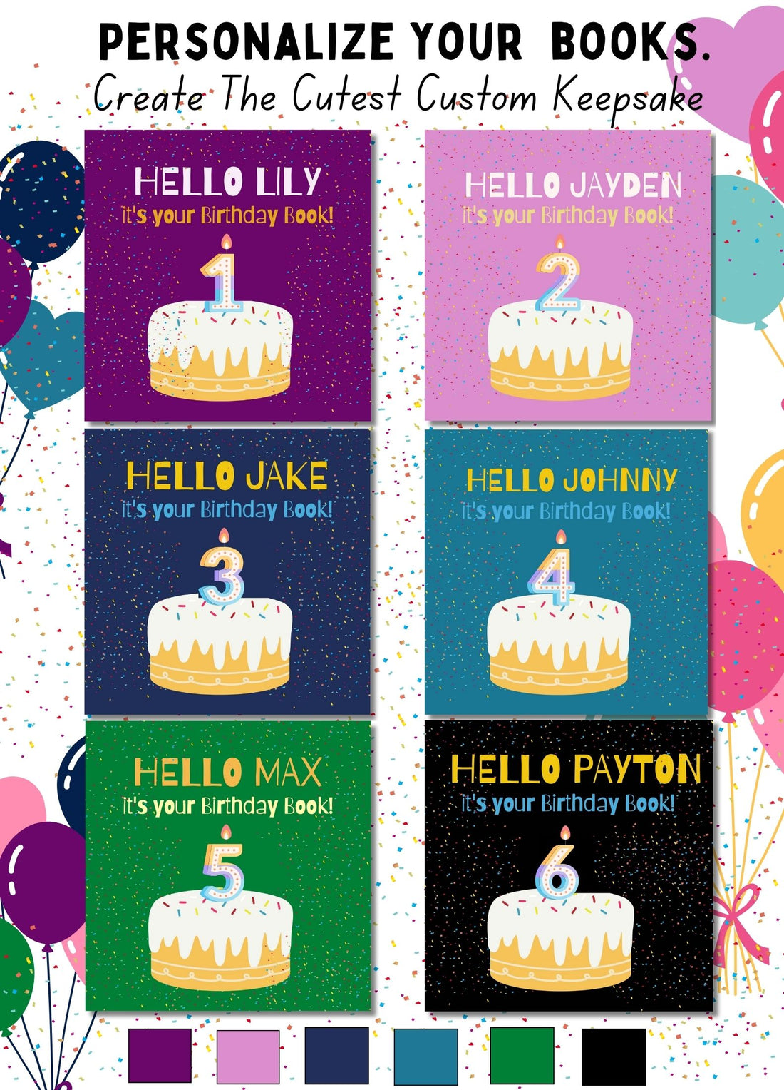Personalized Birthday Books!