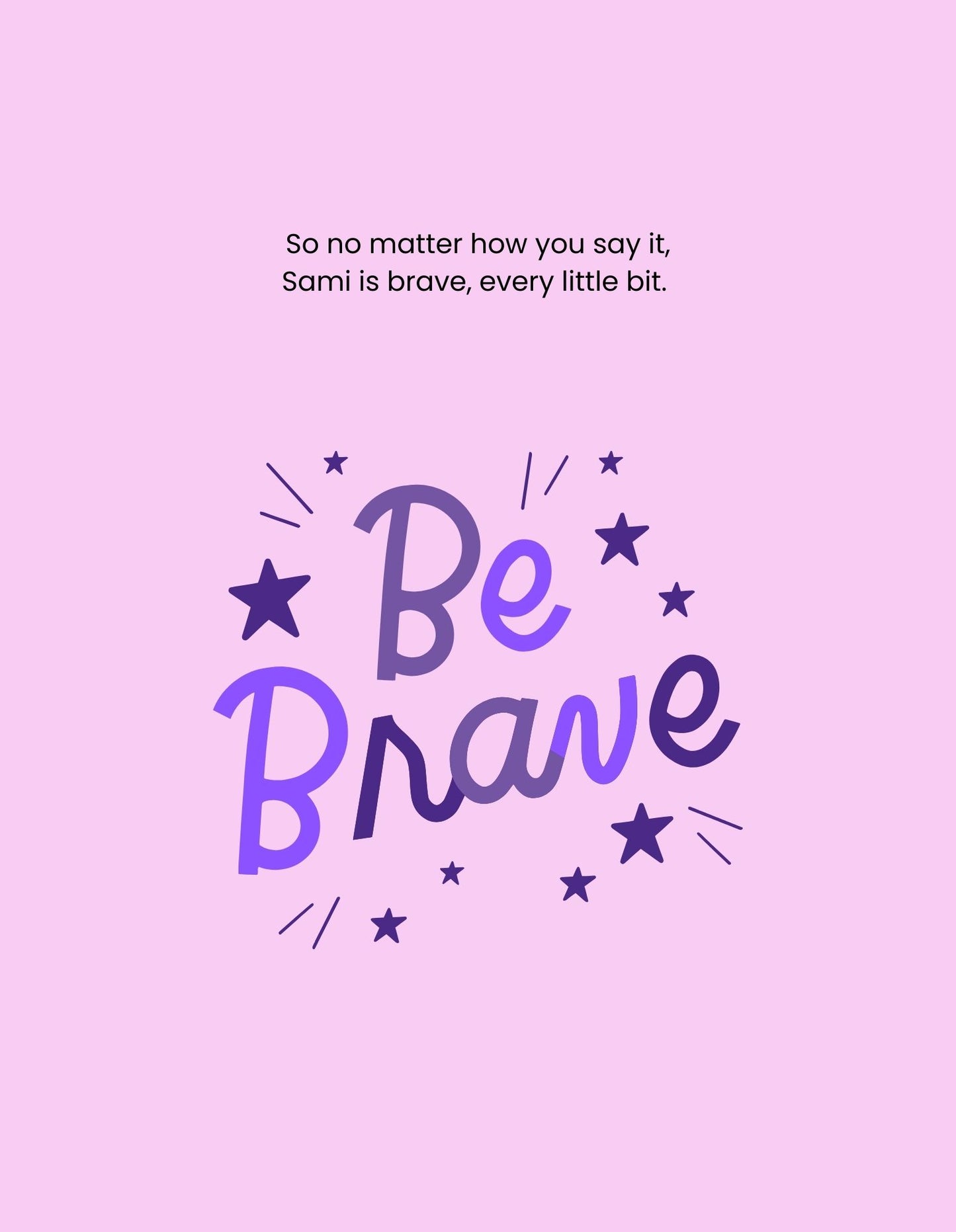 Personalized Brave Girl