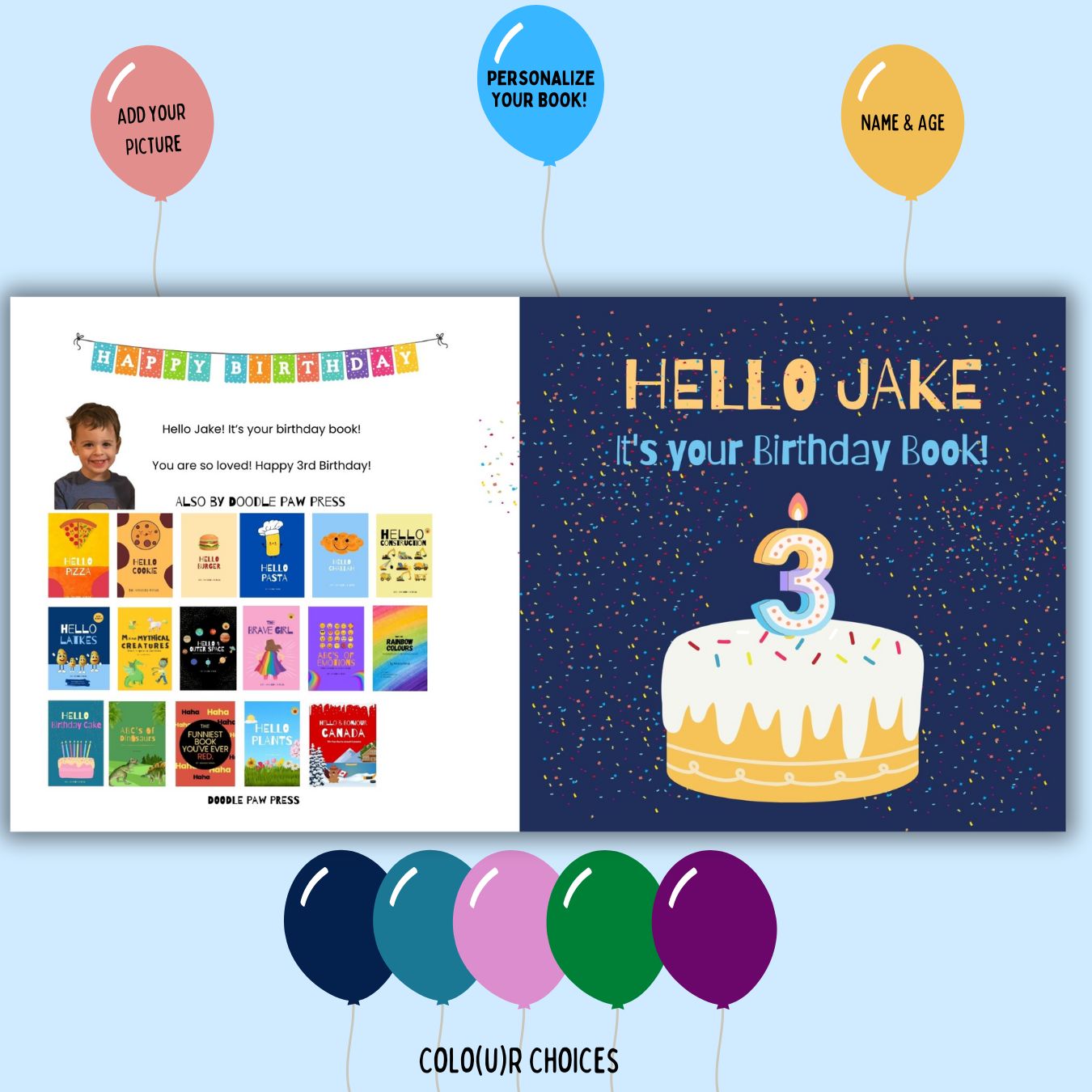 Personalized Birthday Book