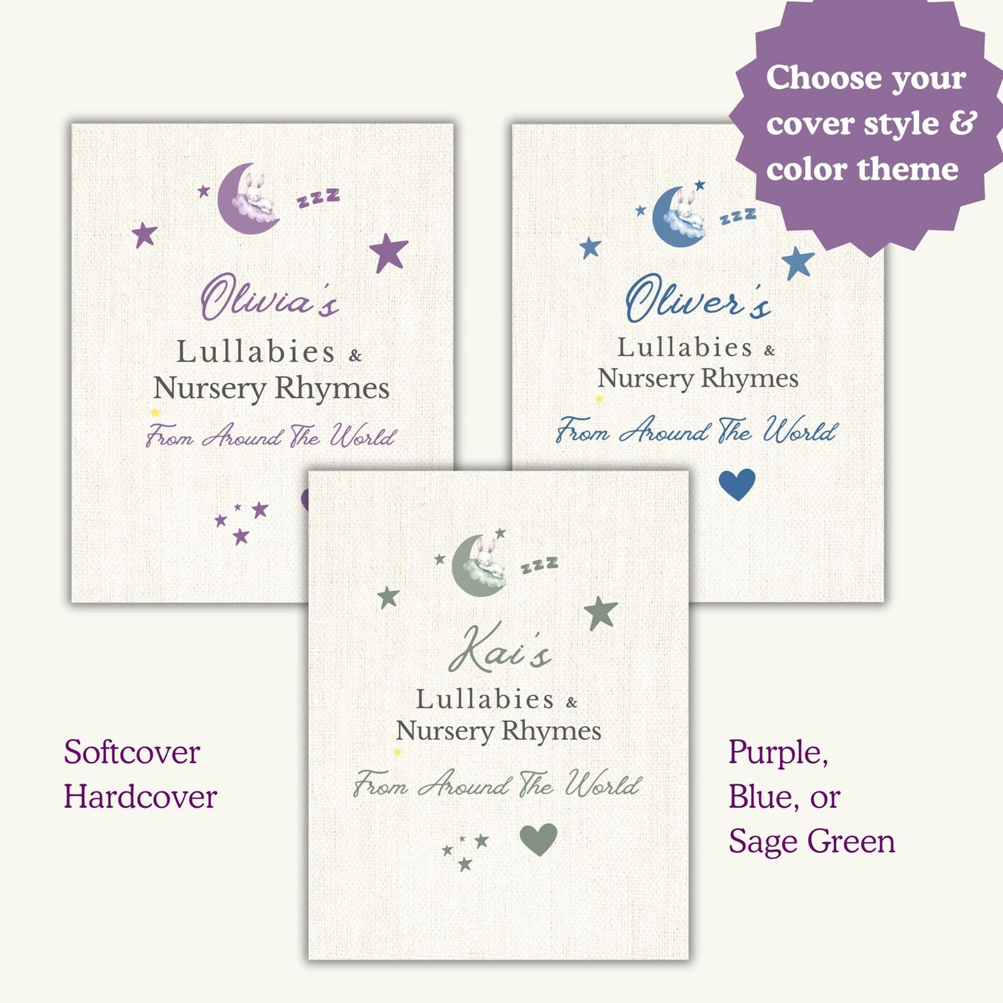 Personalized Lullabies & Nursery Rhymes Book
