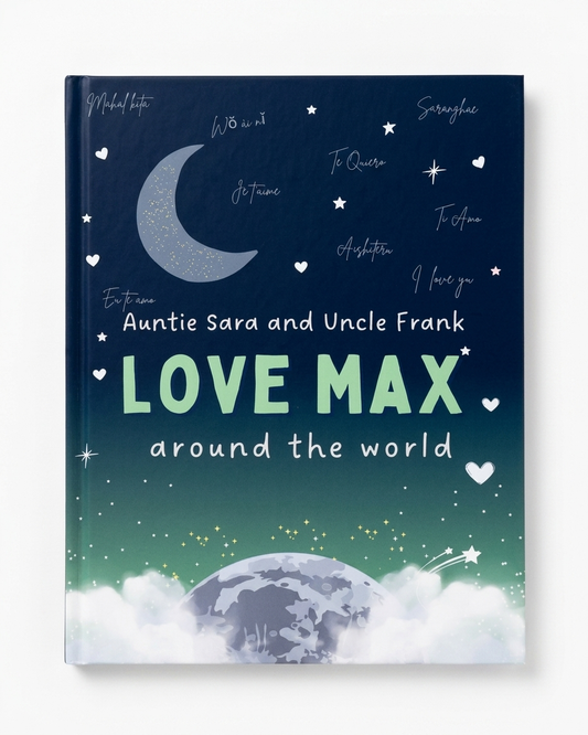 Auntie, Grandma, (any relationship) LOVES (Any Name) Around The World